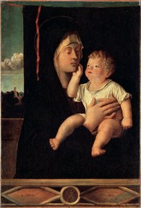 Virgen y Niño, siglo XV o principios del siglo XVI de Giovanni Bellini