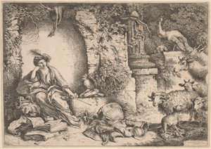 Circe convirtiendo a los hombres de Ulises en bestias