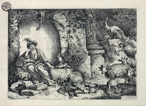 Circe transforma a los compañeros de Ulises en animales