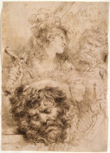 David con la cabeza de Goliat de Giovanni Benedetto Castiglione