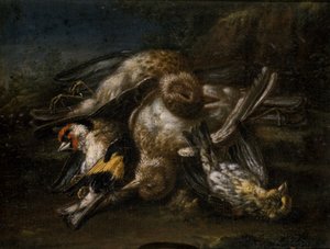 Aves muertas de Giovanni Benedetto Castiglione