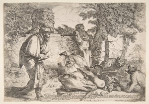 Diógenes buscando un hombre honesto, ca. 1645-47