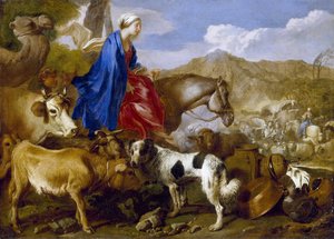 El viaje de Rebeca de Giovanni Benedetto Castiglione