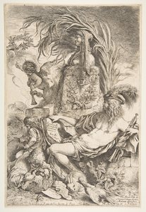 El genio de Castiglione, ca. 1645-47 publicado 1648 de Giovanni Benedetto Castiglione