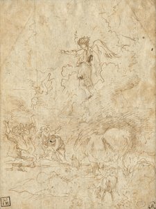 Anuncio a los pastores de Giovanni Benedetto Castiglione