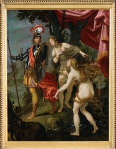Carlo allant delivrer Rinaldo. Carlo en su camino para rescatar a Rinaldo de ...