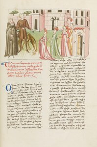 Decamerón, Filippo Balducci y su hijo en Florencia , Día cuatro, . de Giovanni Boccaccio