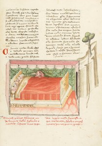 Decamerón, El triunfo de la muerte Tancredi espiando a los amantes, Cuarto día, cuento 1. de Giovanni Boccaccio