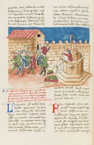 Decamerón, Los olores de Nápoles - Andreuccio di Pietro saliendo del pozo, Segundo día, relato 5. de Giovanni Boccaccio