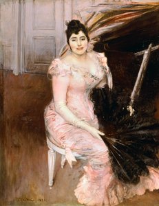 Cantante argentina, por Giovanni Boldini de Giovanni Boldini