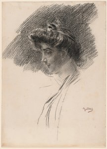 Busto de una joven de perfil de Giovanni Boldini
