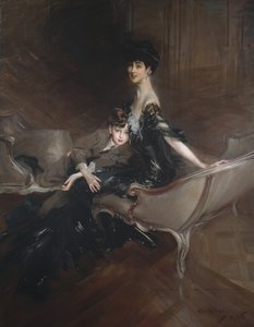 Consuelo Vanderbilt, duquesa de Marlborough, y su hijo, Lord Ivor Spencer-Churchill
