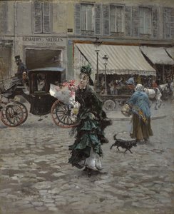 Cruzando la Calle de Giovanni Boldini
