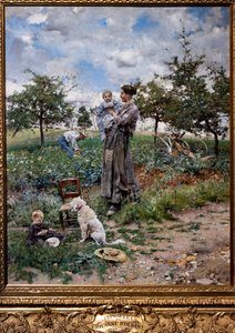 En el campo (La primavera) de Giovanni Boldini