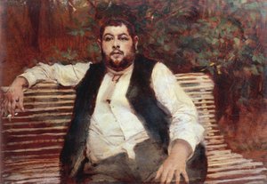 Italia, Ferrara, El jardinero del Velo-Picard de Giovanni Boldini
