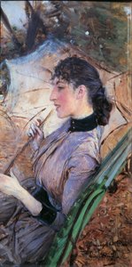 Italia, Florencia, Perfil de Alaide Banti de Giovanni Boldini