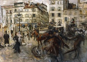 La Place Pigalle, 1874 de Giovanni Boldini