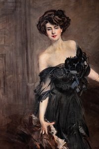 Mademoiselle de Nemidofft, detalle de Giovanni Boldini