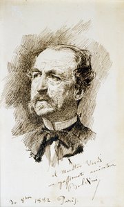 Retrato de Emanuele Muzio (Zibello) de Giovanni Boldini