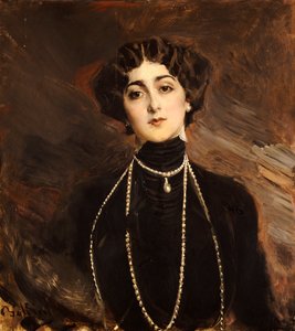 Retrato de Lina Cavalieri de Giovanni Boldini