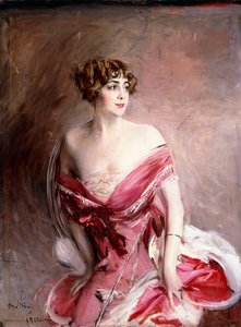 Retrato de la Srta. de Gillespie, La Dama de Biarritz de Giovanni Boldini