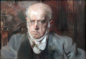 Retrato del pintor Adolph von Menzel de Giovanni Boldini