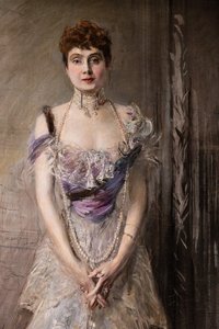 Princesa Eulalia de España, detalle de Giovanni Boldini