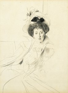 Estudio de la princesa Niscemi de Giovanni Boldini