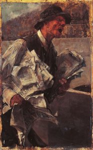 El vendedor de periódicos parisino de Giovanni Boldini