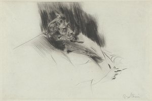 Whistler dormido de Giovanni Boldini