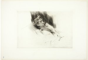 Whistler dormido de Giovanni Boldini
