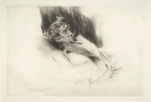 Whistler dormido, 1897 de Giovanni Boldini