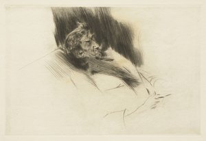 Whistler dormido, 1897 de Giovanni Boldini