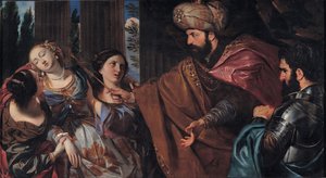 Ester ante Asuero, entre 1660 y 1670 de Giovanni Bonatti