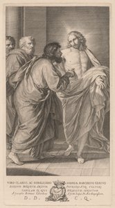 La incredulidad de Santo Tomás de Giovanni Bottani, after Giuseppe Bottani