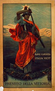 Póster militar italiano, Primera Guerra Mundial: 