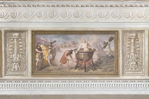 El martirio de San Juan Evangelista en Roma de Giovanni Chiarini