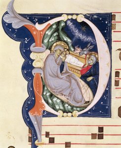 Ms 561 f.31v Inicial historiada 