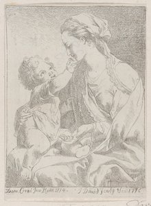 Virgen y niño de Giovanni David