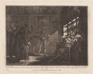 El "Giardin Scuro," para ejecuciones por estrangulamiento de Giovanni De Pian, after Francesco Galimberti