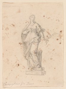 Estatua de una Santa Femenina de Giovanni Domenico Campiglia