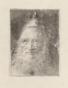 Anciano barbudo con sombrero, de la Raccolta di Teste (Colección de cabezas) de Giovanni Domenico Tiepolo