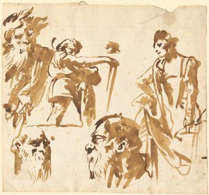 Figuras y caras de Giovanni Domenico Tiepolo