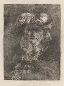 Viejo a la manera de Rembrandt, de la Raccolta di Teste (Colección de cabezas)