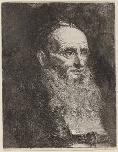 Anciano con barba de Giovanni Domenico Tiepolo