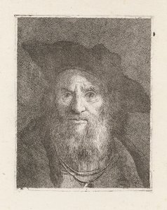 Viejo con sombrero, de la Raccolta di Teste (Colección de cabezas) de Giovanni Domenico Tiepolo