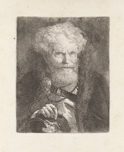 Anciano con casco, de la Raccolta di Teste (Colección de cabezas) de Giovanni Domenico Tiepolo