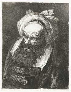 Viejo con turbante Colección de cabezas (título de la serie) Raccolta di Teste (título de la serie)