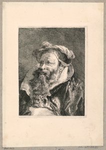Colección de cabezas de Giovanni Domenico Tiepolo