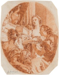 Tarquinio y Lucrecia de Giovanni Domenico Tiepolo